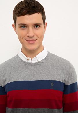 Erkek Antrasit Melanj Kazak - 50223876038