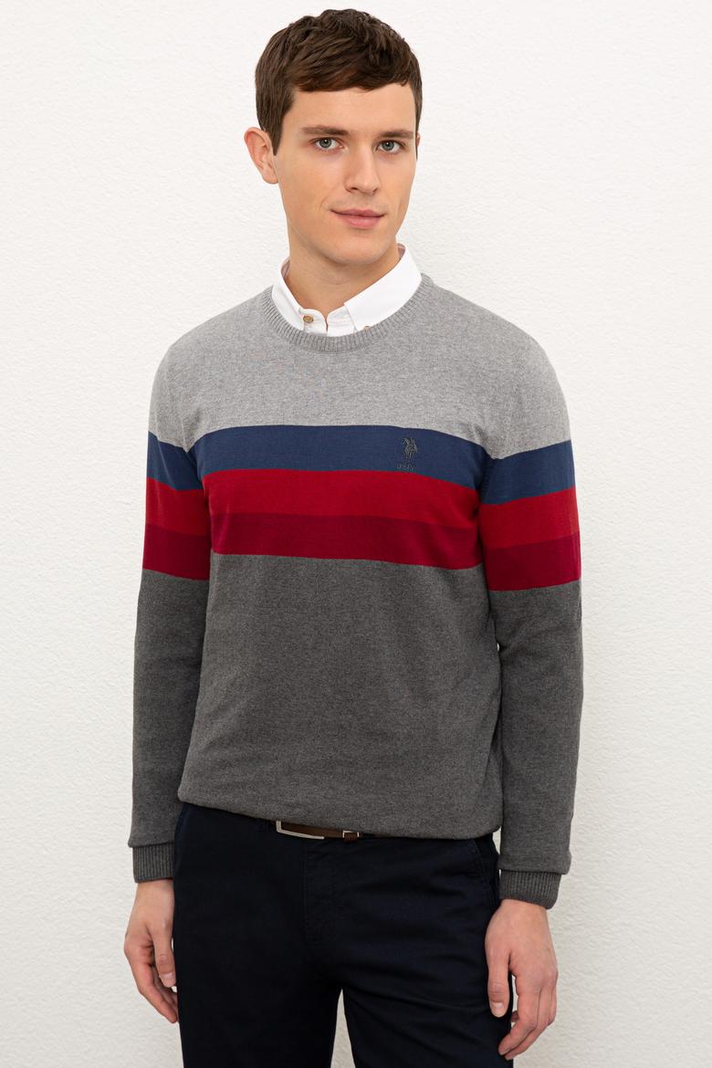 Erkek Antrasit Melanj Kazak