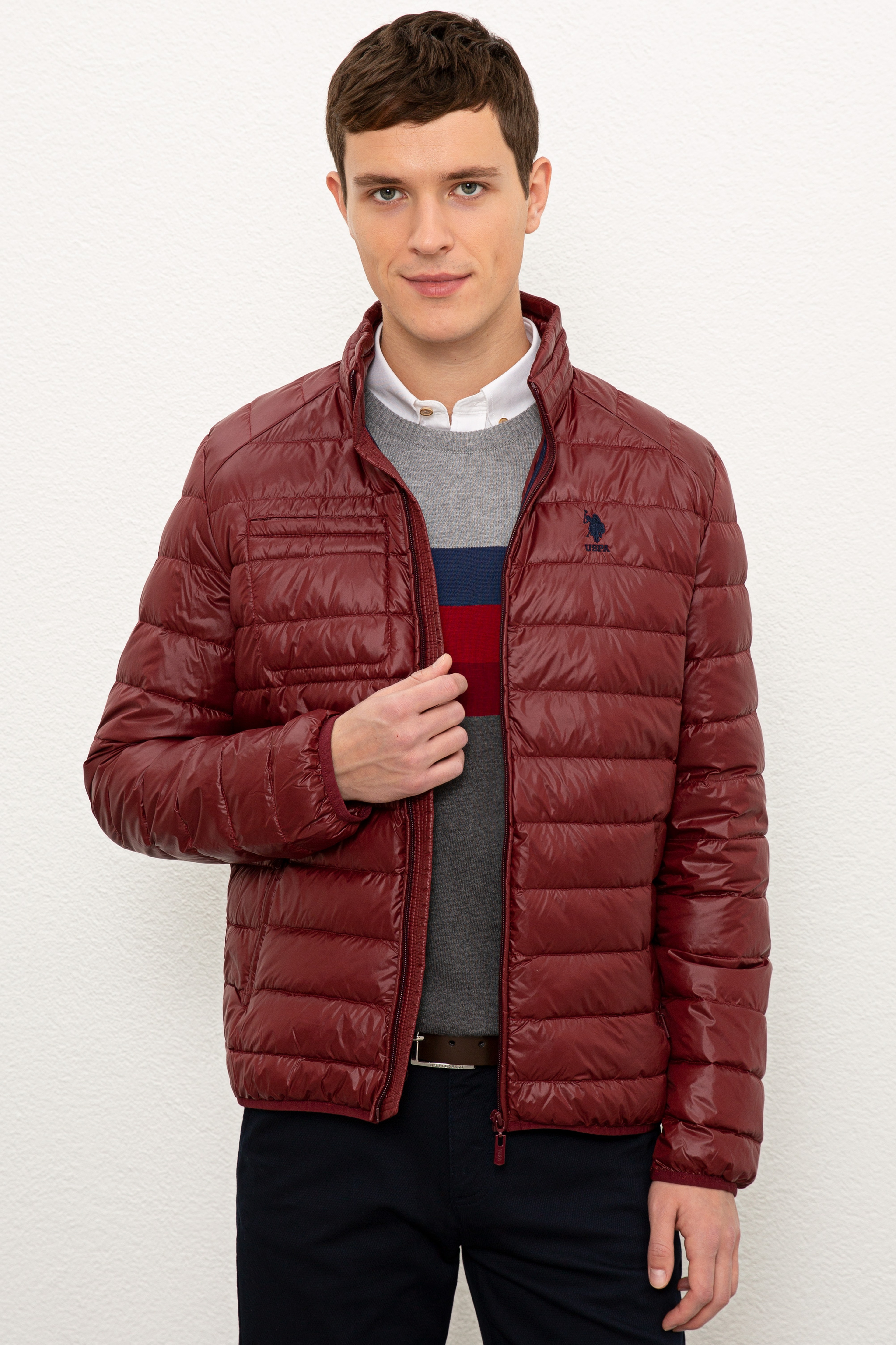 Erkek Bordo Mont - Image 1