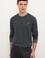 Erkek Antrasit Melanj Bisiklet Yaka Sweatshirt