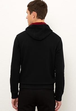 Erkek Siyah Basic Sweatshirt - 50225500043