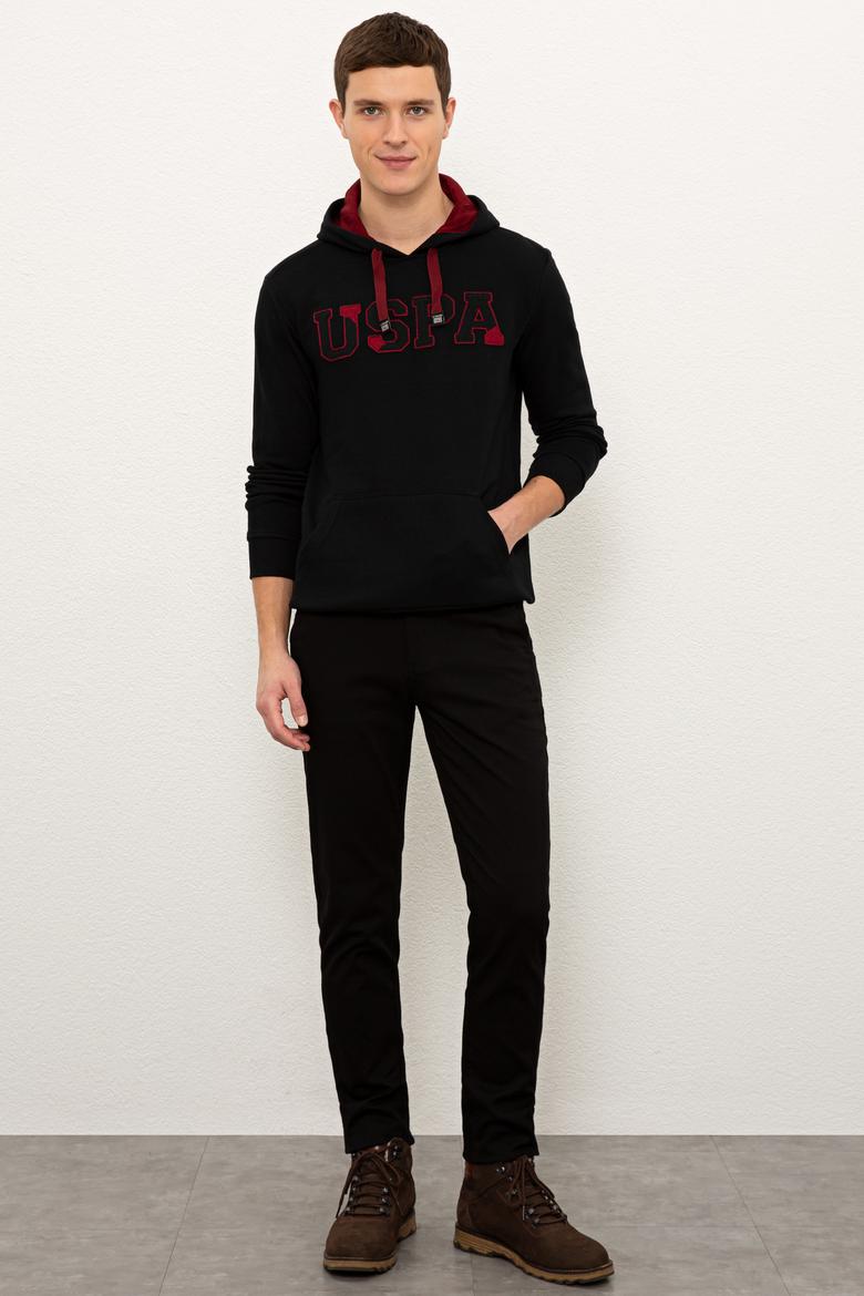 Erkek Siyah Basic Sweatshirt - 50225500043