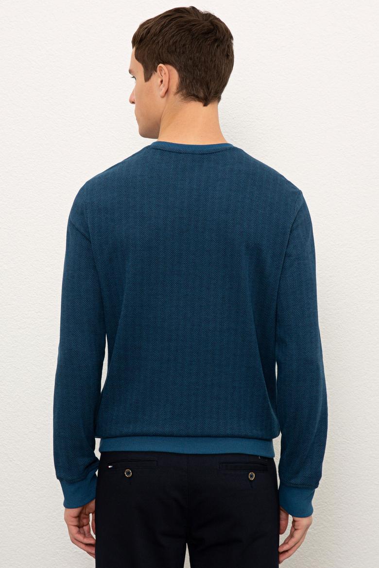 Erkek Petrol Sweatshirt - 50225418028