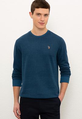 Erkek Petrol Sweatshirt - 50225418028