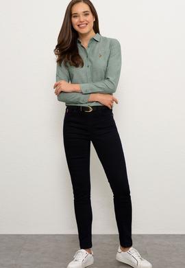 Kadın Koyu Mavi Jean Pantolon - 50226004001