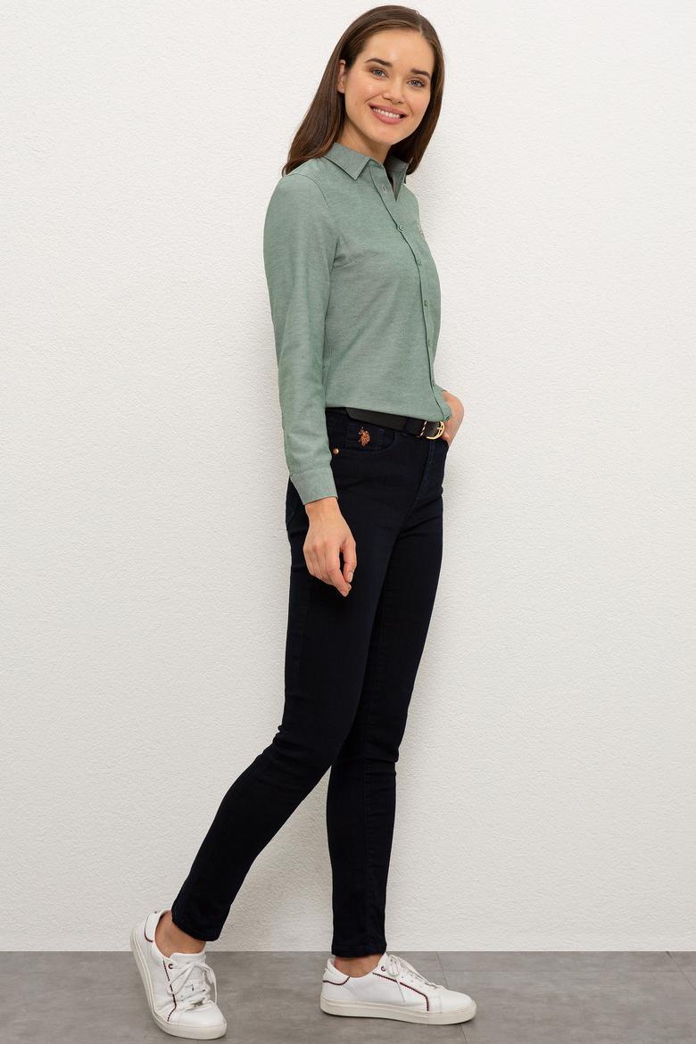 Kadın Koyu Mavi Jean Pantolon - 50226004001