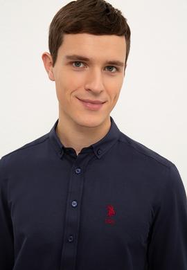 Erkek Lacivert Gömlek Uzunkol Basic - 50205843077