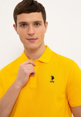 Erkek Sarı Basic Tişört - 50222614181