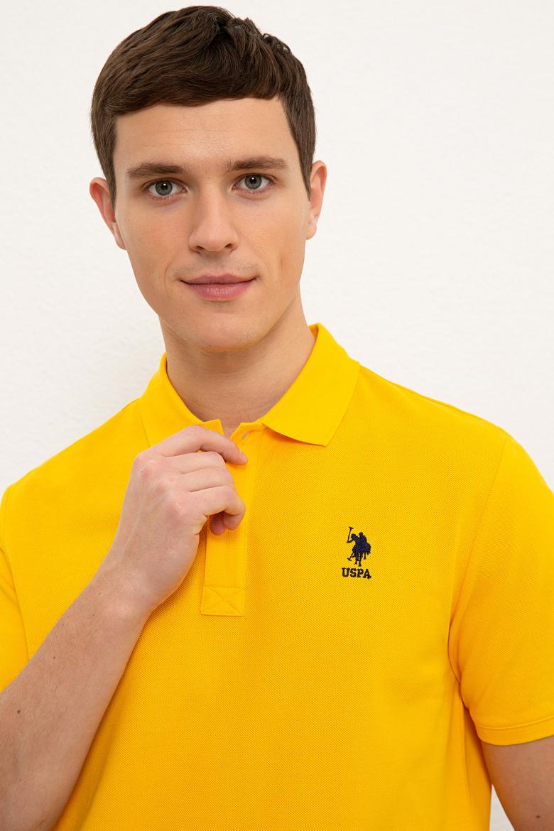 Erkek Sarı Basic Tişört - 50222614181