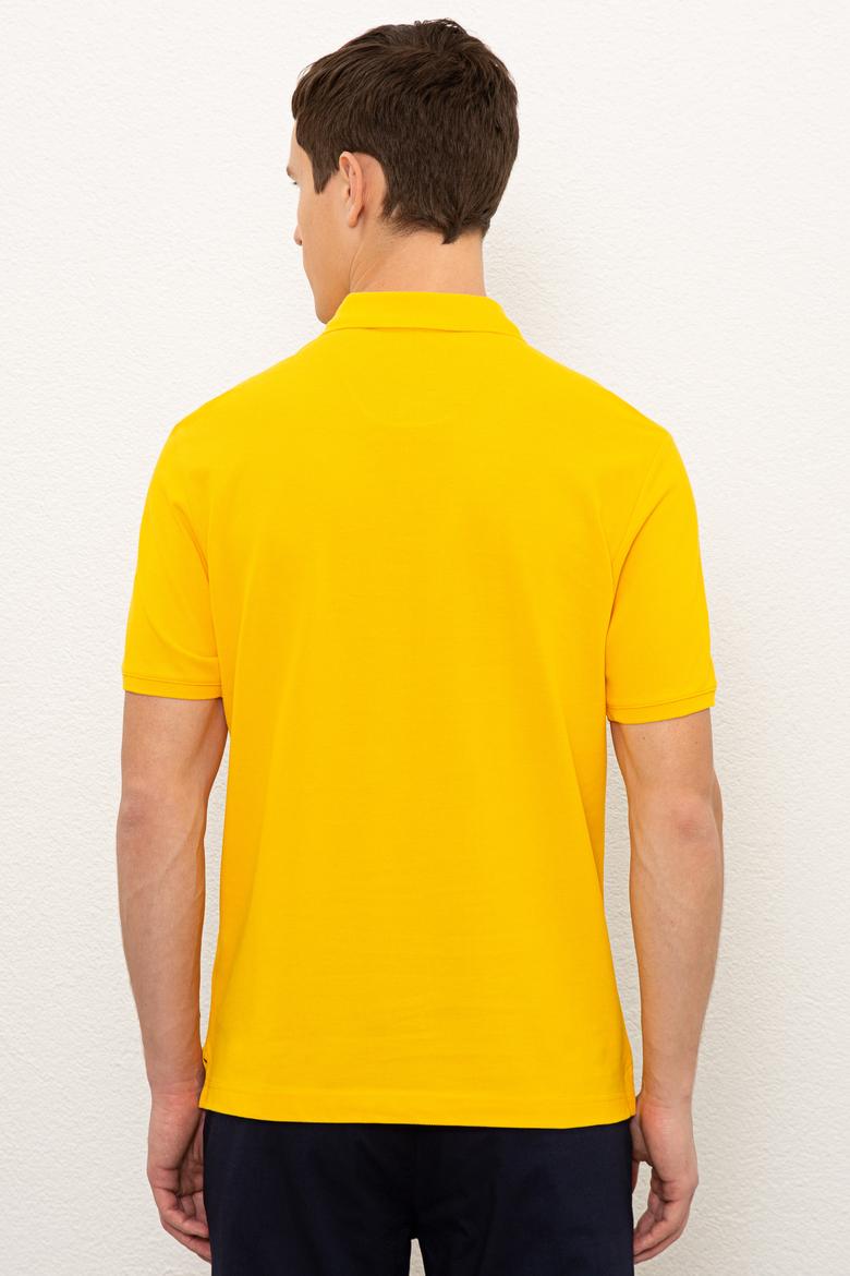 Erkek Sarı Basic Tişört - 50222614181
