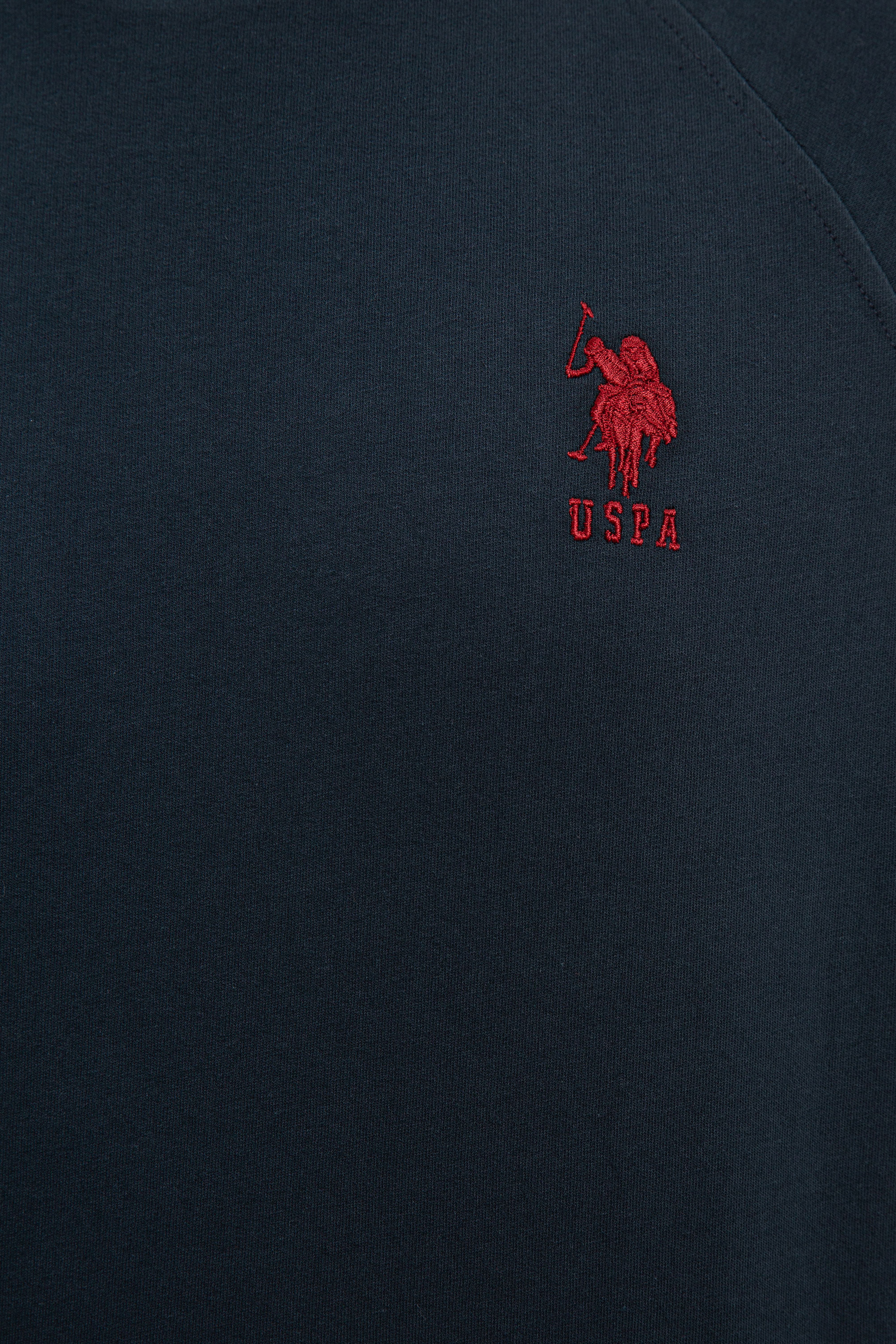 Erkek Lacivert Basic Sweatshirt - Image 5