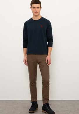 Erkek Lacivert Basic Sweatshirt - 50225343003