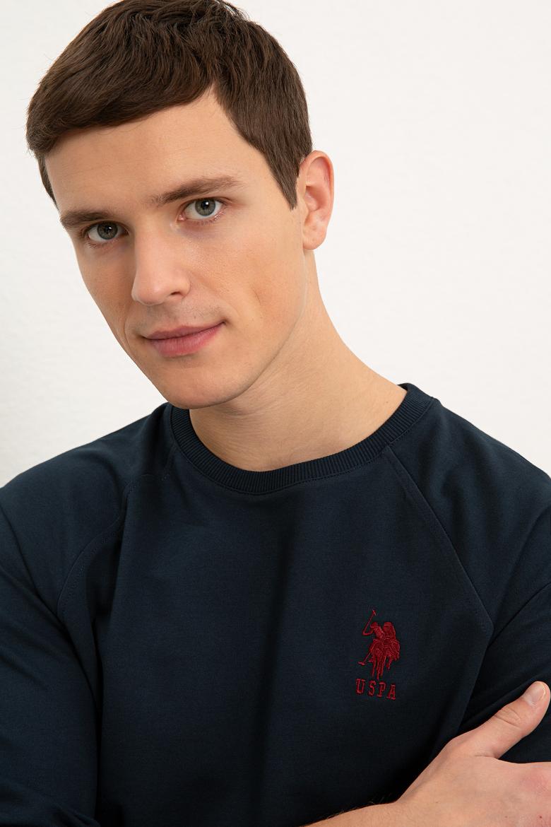 Erkek Lacivert Basic Sweatshirt - 50225343003