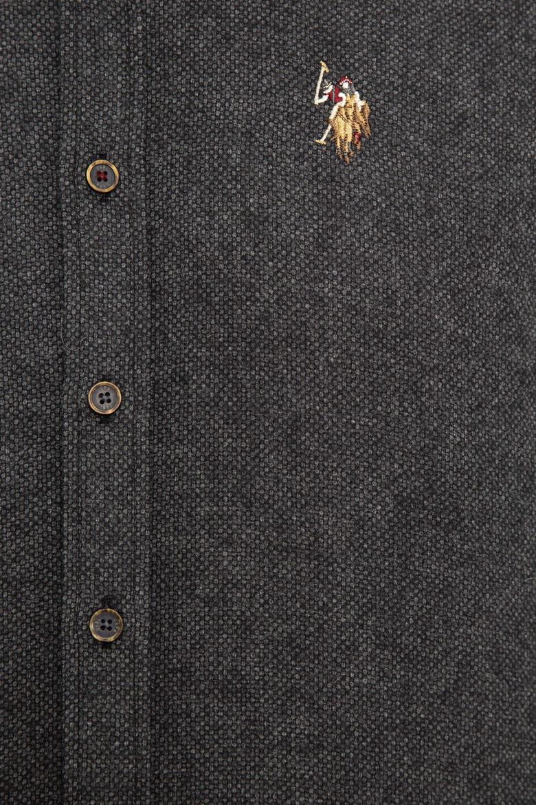 Erkek Siyah Gömlek Uzunkol - 50225177012