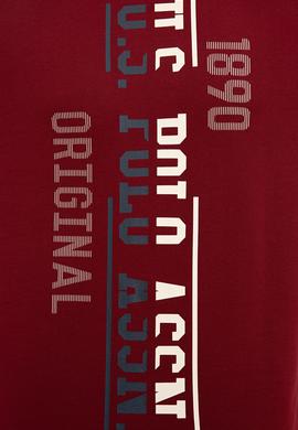 Erkek Bordo Bisiklet Yaka Sweatshirt - 50225383027