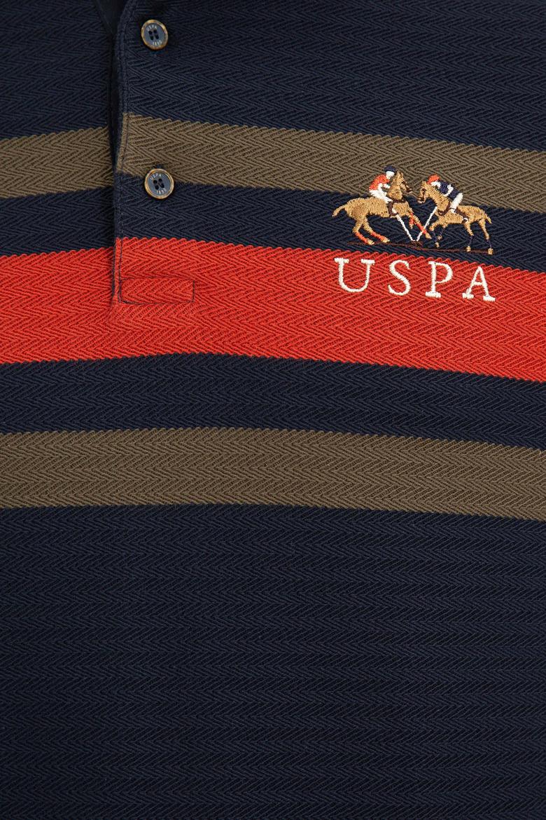 Erkek Polo Yaka Lacivert Sweatshirt - 50225425007