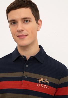 Erkek Polo Yaka Lacivert Sweatshirt - 50225425007