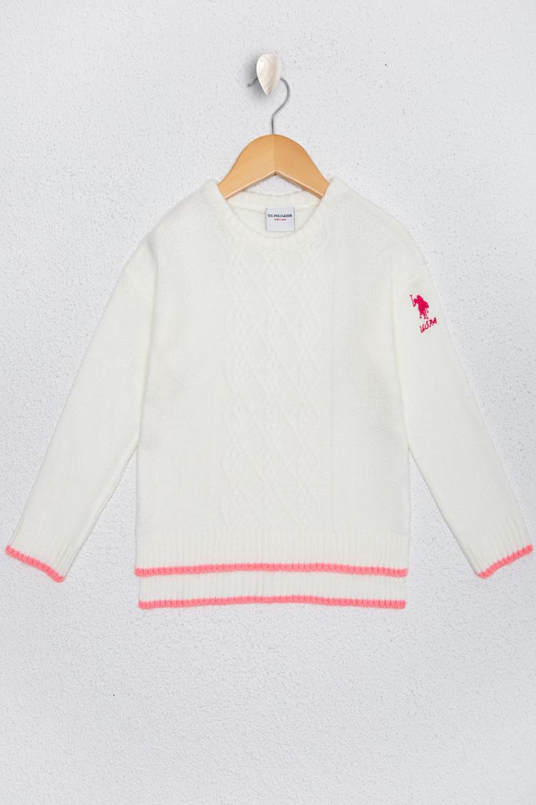 Kız Çocuk Bej Melanj Kazak