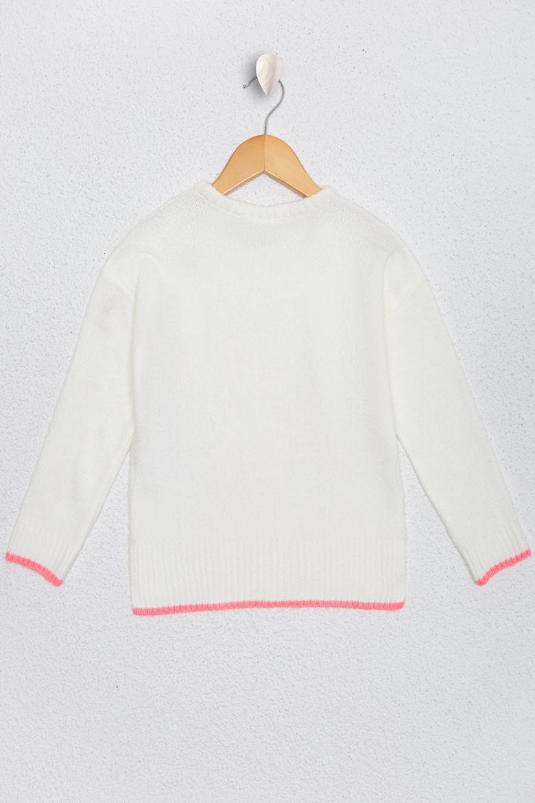 Kız Çocuk Bej Melanj Kazak - 50224468028