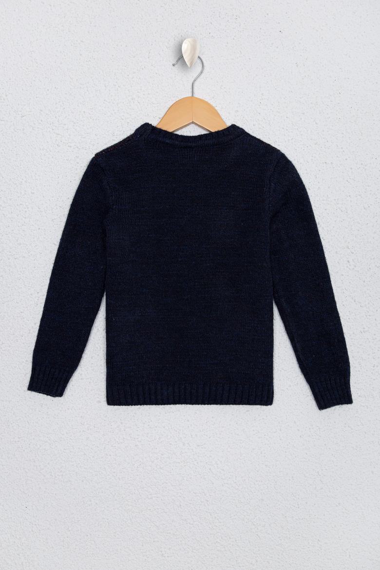 Kız Çocuk Lacivert Kazak - 50225886012