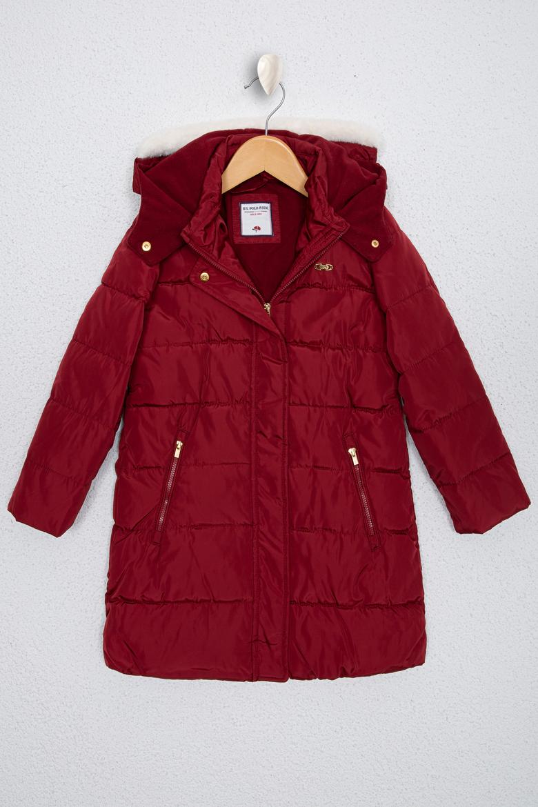 Kız Çocuk Kırmızı Kaban