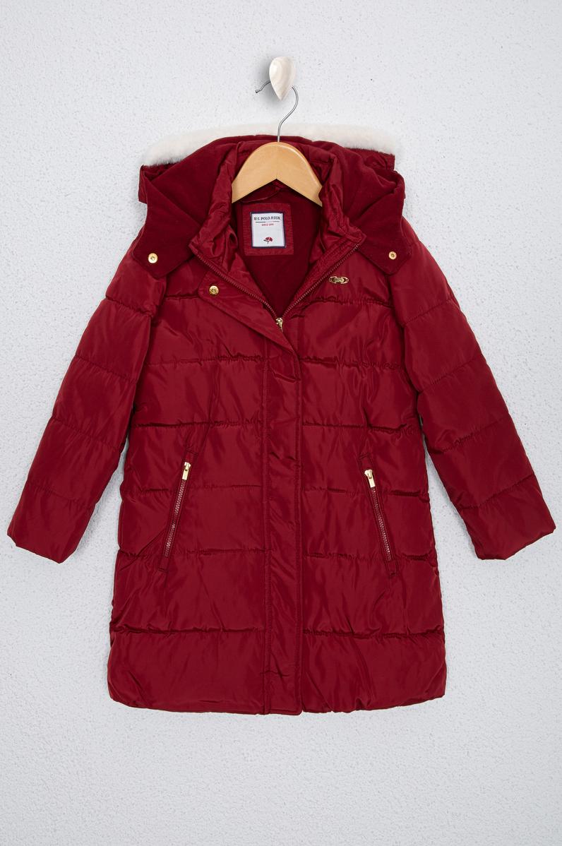 Kız Çocuk Kırmızı Kaban