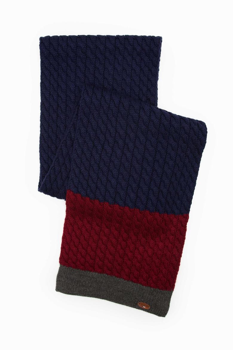 Erkek Lacivert Kaşkol