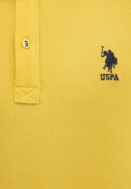 Erkek Safran Polo Yaka Basic Tişört - 50231513076