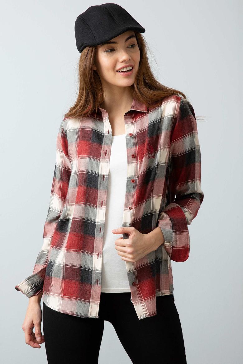 Kırmızı Gömlek Uzunkol - 50201114005