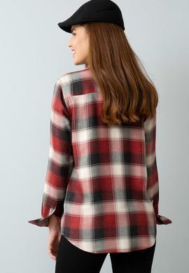 Kırmızı Gömlek Uzunkol - 50201114005