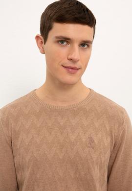 Erkek Camel Melanj Kazak - 50223878043