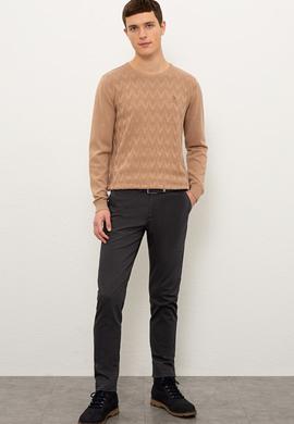 Erkek Camel Melanj Kazak - 50223878043