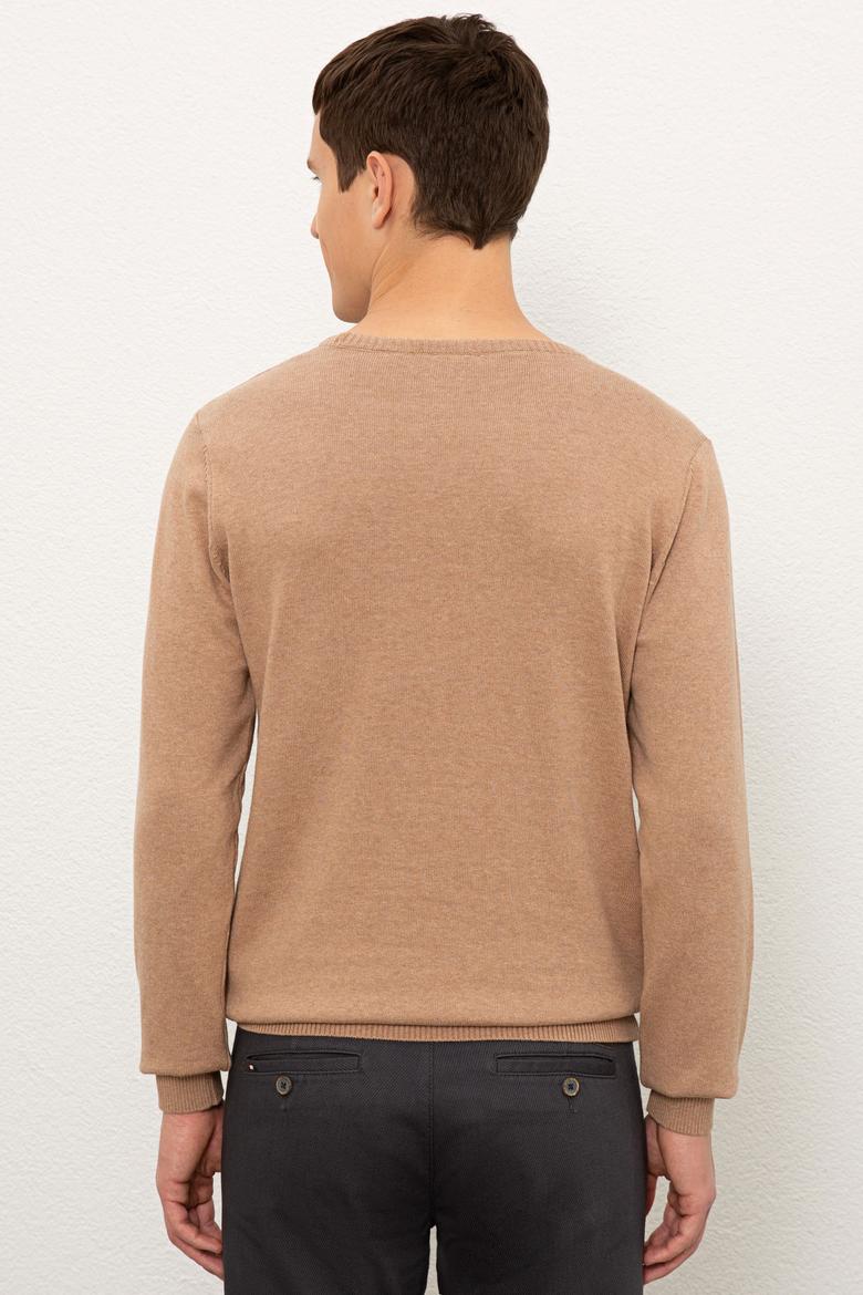 Erkek Camel Melanj Kazak - 50223878043