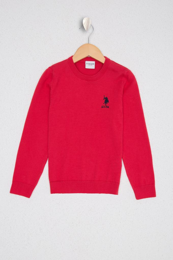 Kız Çocuk Fuşya Basic Kazak