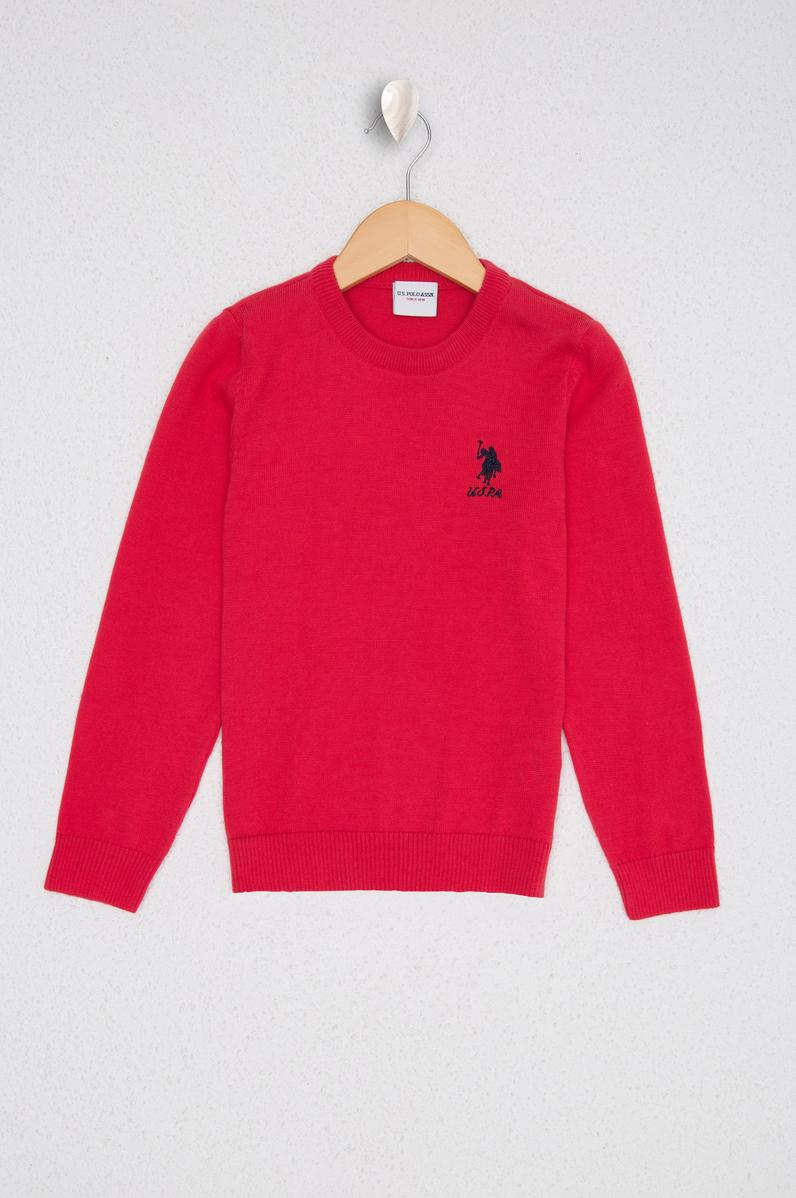 Kız Çocuk Fuşya Basic Kazak