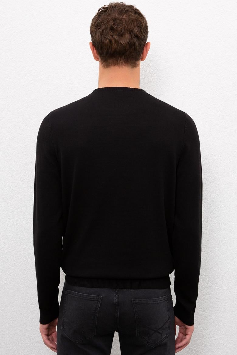 Erkek Siyah Basic Kazak - 50224739006