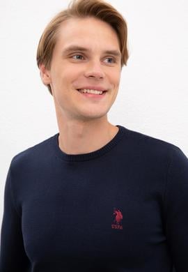 Erkek Lacivert Basic Kazak - 50224739042