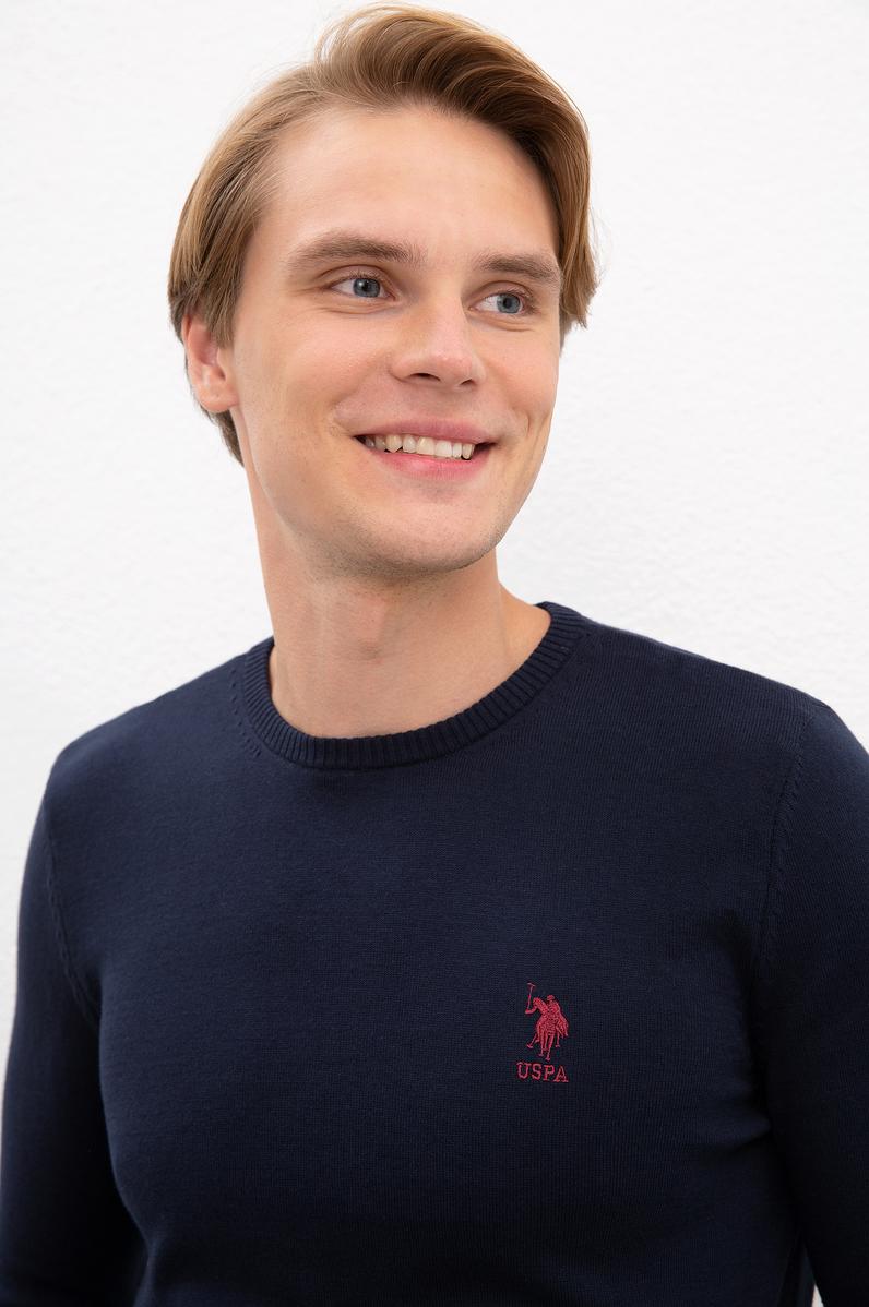 Erkek Lacivert Basic Kazak