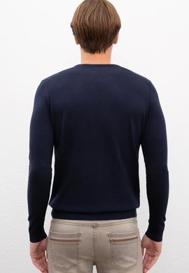 Erkek Lacivert Basic Kazak - 50224739042