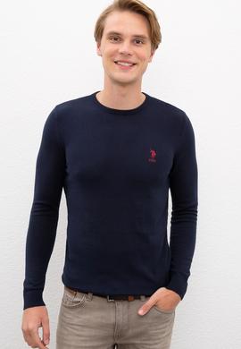 Erkek Lacivert Basic Kazak - 50224739042