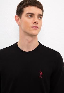 Erkek Siyah Basic Kazak - 50224739006