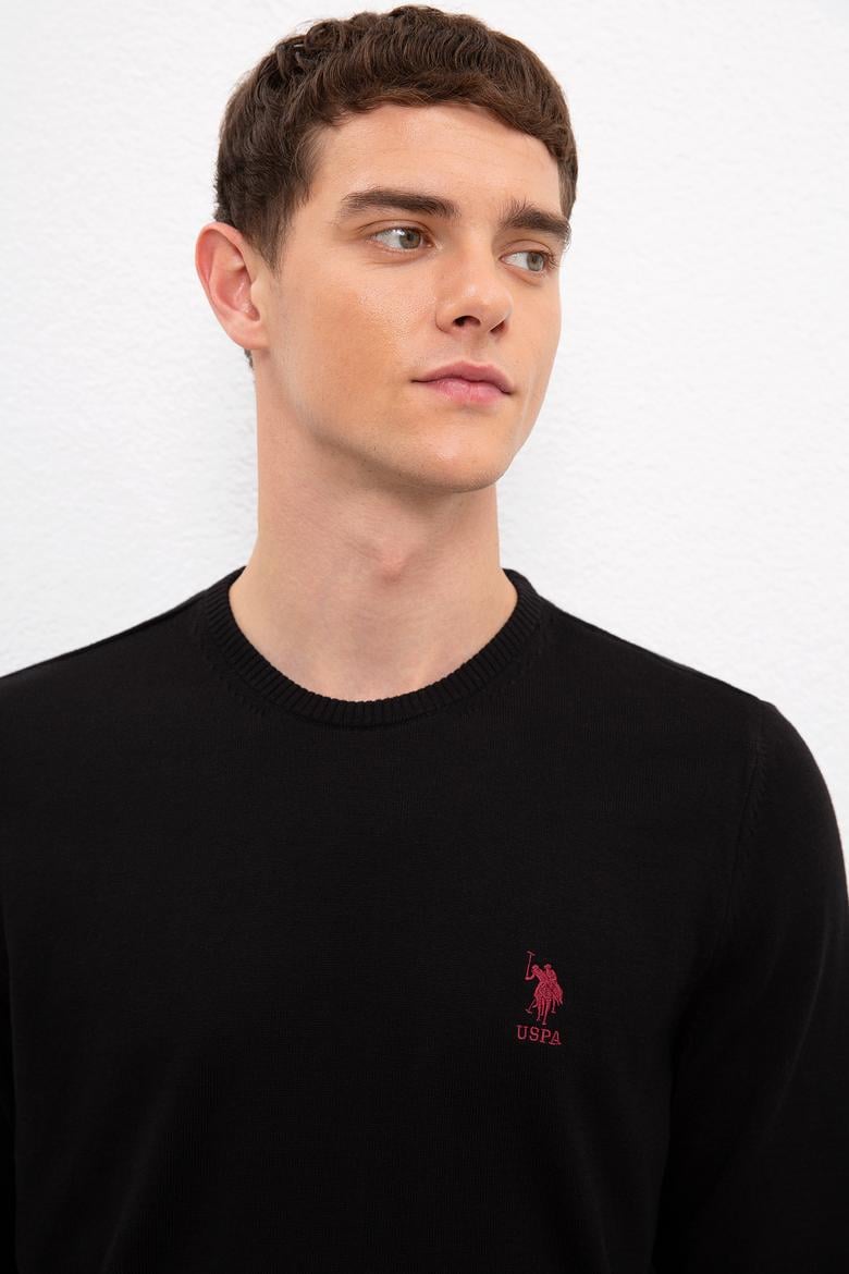 Erkek Siyah Basic Kazak - 50224739006