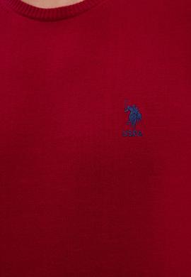 Erkek Bordo Basic Kazak - 50224739051