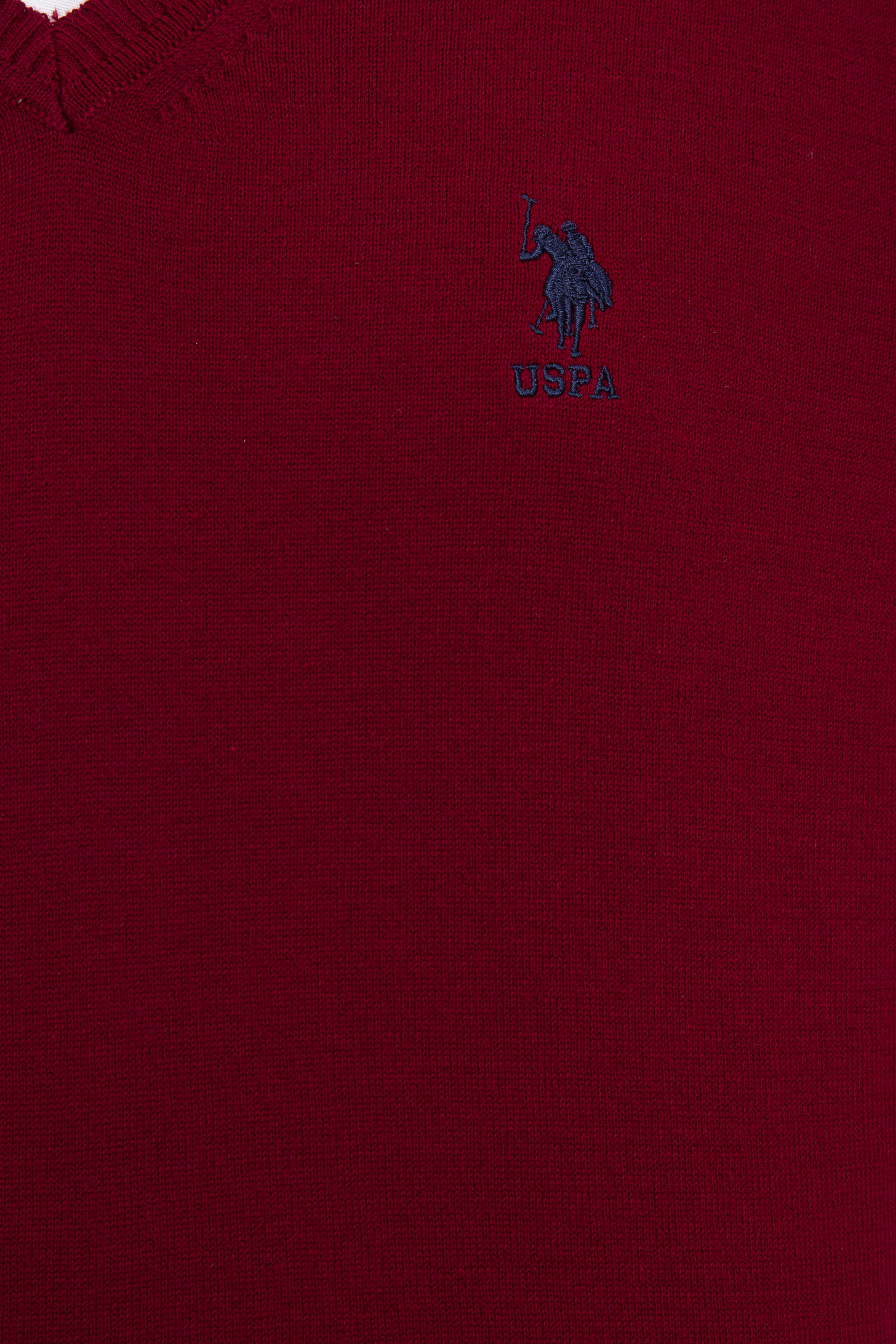 Erkek Bordo Basic Kazak - Image 5
