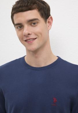 Erkek İndigo Basic Kazak - 50224739015