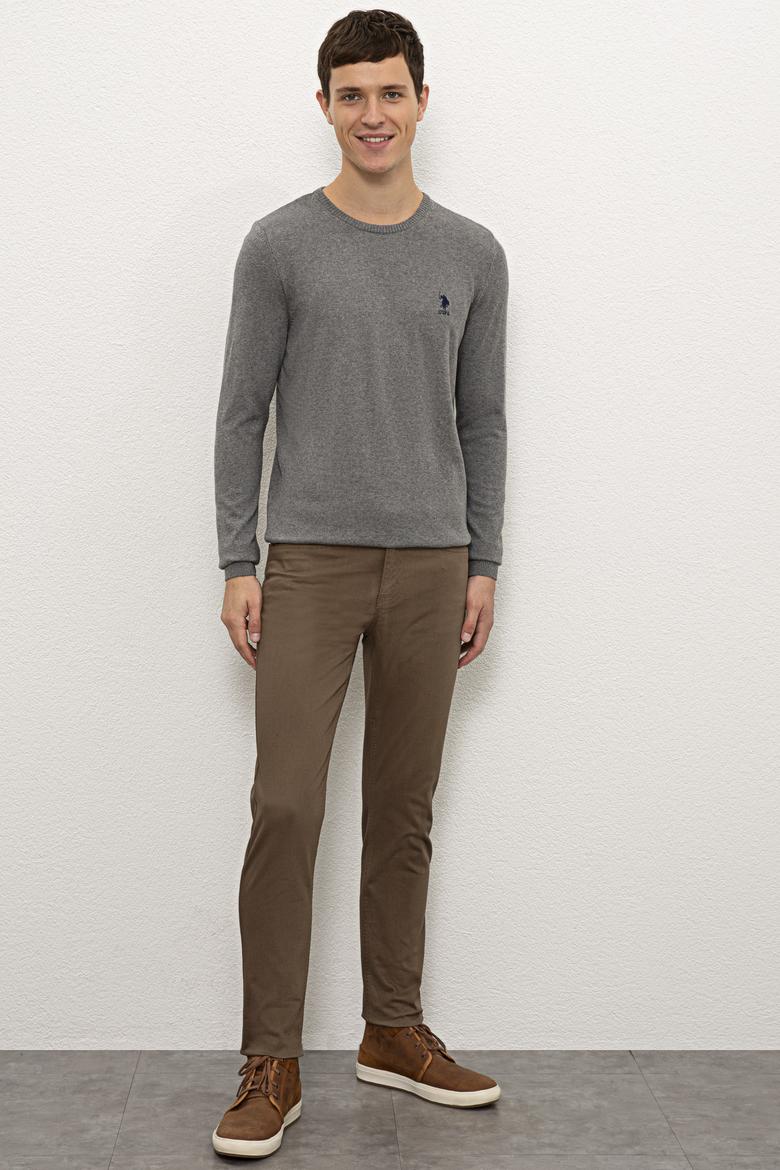 Erkek Gri Melanj Basic Kazak - 50224739024