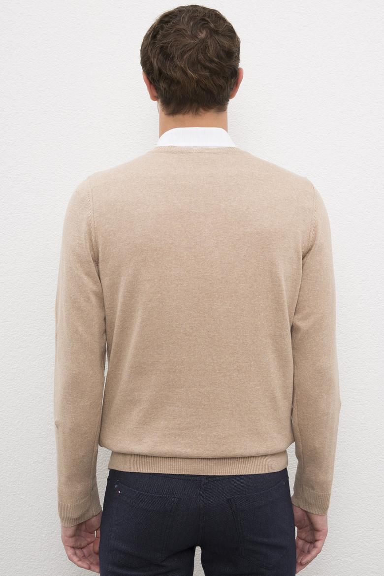 Erkek Camel Melanj Basic Kazak - 50224740101