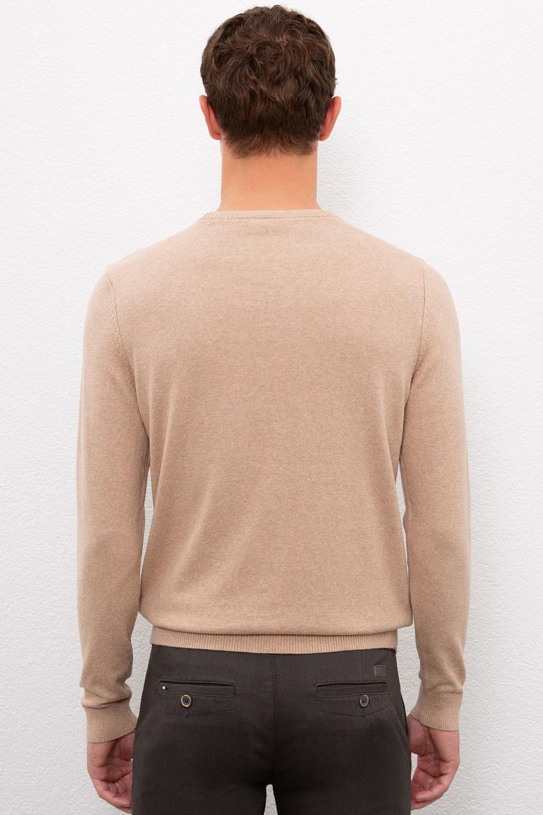 Erkek Camel Melanj Basic Kazak - 50224739087