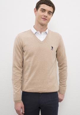 Erkek Camel Melanj Basic Kazak - 50224740101