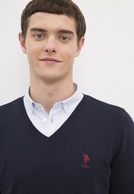 Erkek Lacivert Basic Kazak - 50224740001